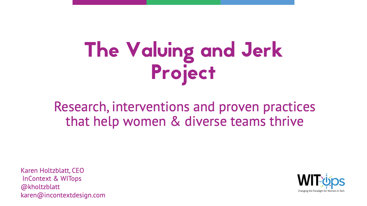 The Valuing and Jerk Project